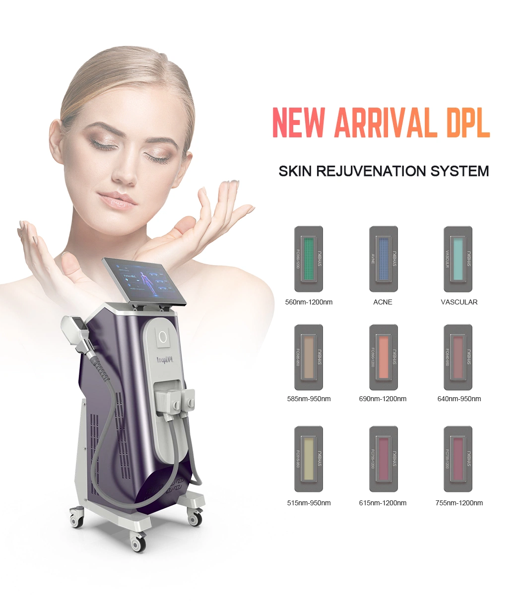 Dpl IPL Laser Nail Guns Skin Care Products with Price LED Face Skin Care Light Machine