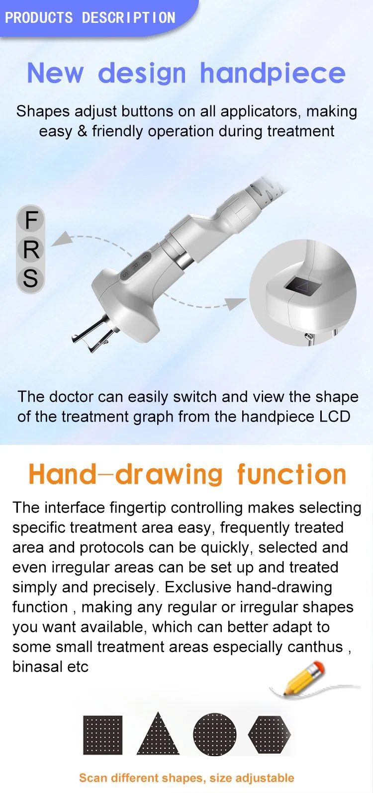 Effective Scar Repair Aesthetic Device Fiber 1550nm Laser Machine Wrinkle Removal Machine with Good Treatment Result