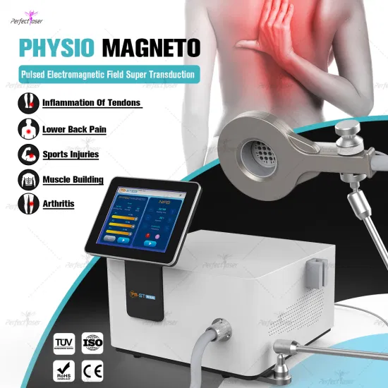 Высокоинтенсивный сфокусированный PMST Physio Magneto Аппарат для облегчения боли Спортивная физиотерапия Physio Emtts Оборудование для магнитной терапии